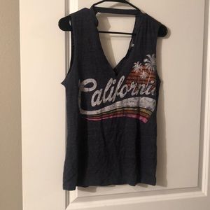 California vneck Tank